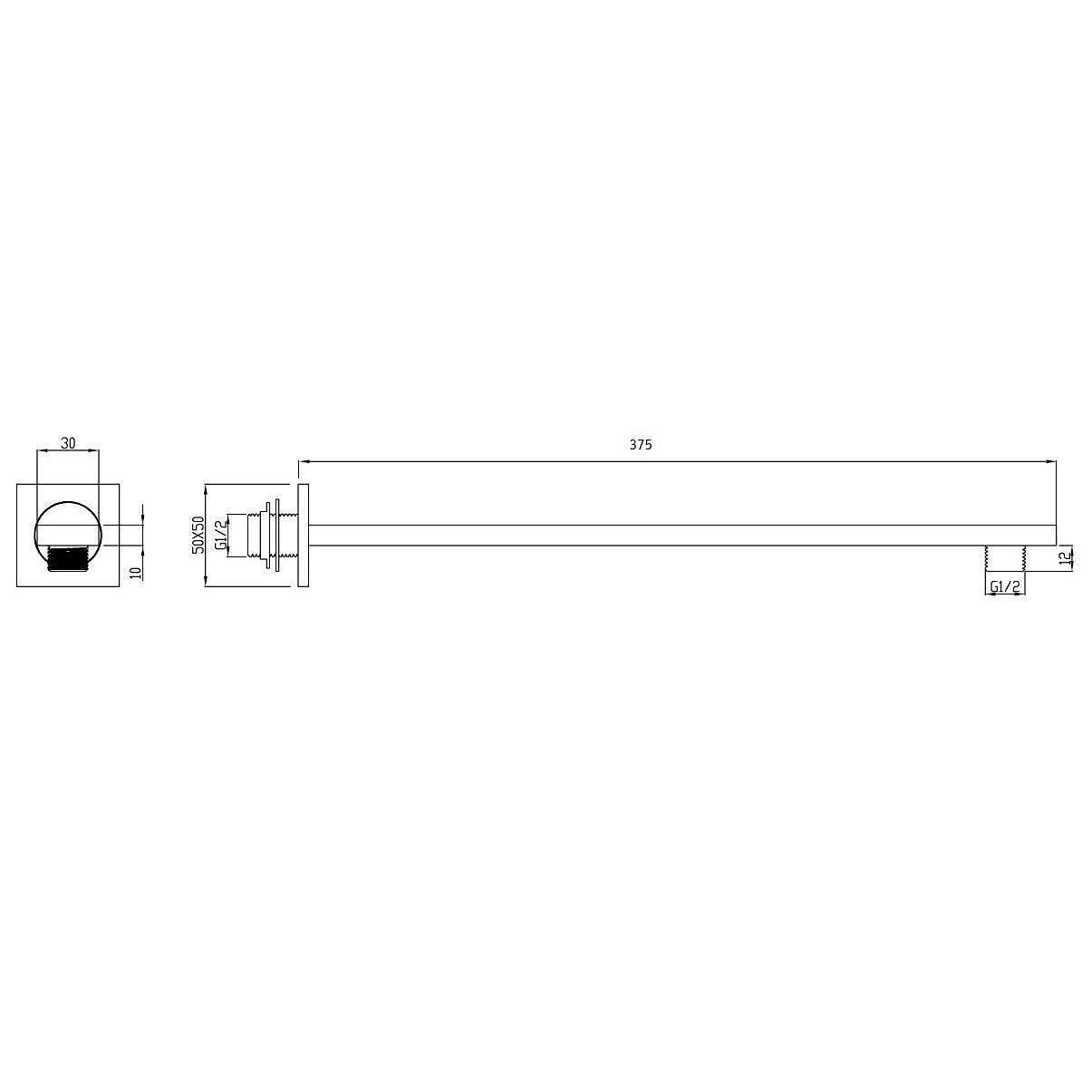 Душевой кронштейн RGW Shower Panels SP-122 21140422-04 черный купить в  Абакане по выгодной цене от 5339 руб с доставкой